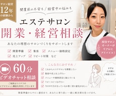 エステサロン開業・経営のお悩み相談します イメージ1