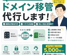 ドメイン移管代行します イメージ1