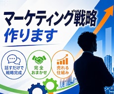 マーケティング戦略、全部作ります 話すだけで、『売れる戦略』が手元に届く。