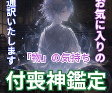 付喪神・念の相談｜あなたの品物と対話、調律します イメージ1
