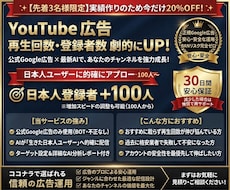 YouTube広告運用！AIで日本人登録伸ばします 【丸投げOK】広告で生きたファンを獲得！