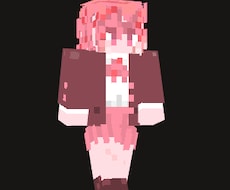 マイクラスキン販売します 可愛いピンクの女の子のマイクラスキンです。