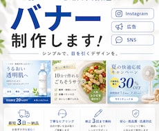 そのコンテンツの第一印象を作るバナーを制作します イメージ1
