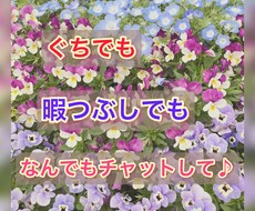暇つぶしにも☆集中15分チャットでお話します イメージ1