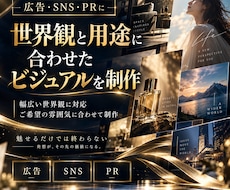 世界観と用途に合わせたビジュアルを制作します イメージ1