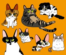POPでシュールな動物の似顔絵描きます 全動物OK！シンプルで個性的にキャラクター化！