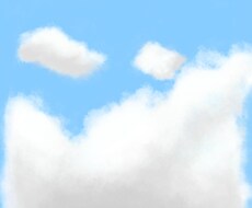 雲、空のSNSアイコンなどを描きます イメージ1