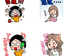 コミカルなLINEスタンプ作成します あなたのアイデアをスタンプにさせて下さい！