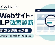 WebサイトやLPの改善案を整理します イメージ1