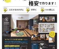パパッといい感じのチラシ、格安で作ります お洒落な訴求効果抜群チラシをスピードデザインいたします