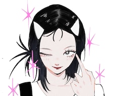シンプルでおしゃれなタッチでアイコンお描きします