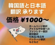 プロフ必読)韓国語⇆日本語翻訳いたします お気軽にお問い合わせ下さい！！