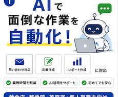 ChatGPT・AI活用ツールを開発します イメージ1