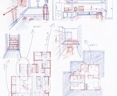住宅の間取りやリノベの手書き図面を提案します 家具レイアウトや本格間取りを考えたい方におすすめ！