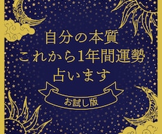 あなたの本質と、これから1年の運勢を鑑定します イメージ1