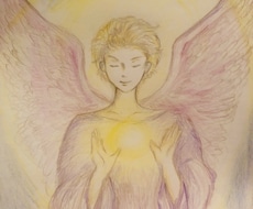 あなたのお守り天使を描きます あなたの為のメッセージを添えて、癒しの天使画を描きます。