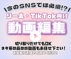 TikTok・リール向け見やすい動画編集します イメージ1