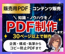 知識やノウハウを副業で販売できるPDFを制作します コンテンツ販売｜デジタル商品化｜PDF30枚以上｜自動販売機