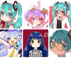 3000円で可愛いアイコンなど描いちゃいます イメージ1