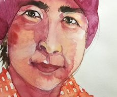 水彩画似顔絵描きます イメージ1