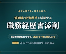 戦略コンサル志望者向けに書類選考向けに添削をします 外資戦略コンサルで書類選考経験あり、50名超内定実績有