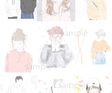 デジタル◎﻿1枚のお写真をイラストに◎します 思い出のお写真をお洒落なイラストに¨̮