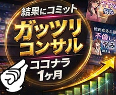 結果にコミット！1ヶ月間あなたと併走します 短期集中で結果にこだわる1ヶ月間！全て詰め込んでお伝えします