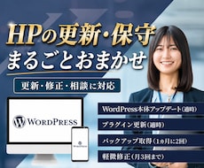 ホームページの更新・保守をまるごと引き受けます イメージ1