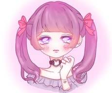 キラキラ可愛いアイコン描きます SNSで自分らしいアイコンを使いたい方にオススメ！