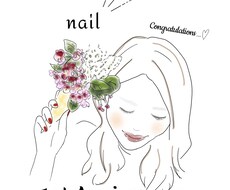 シンプルイラストとドライフラワー描きます 人×ドライフラワーで結婚式やプレゼント、ステッカーなどに