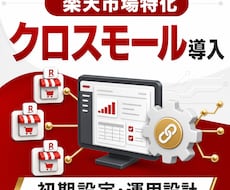 クロスモール導入支援をします イメージ1