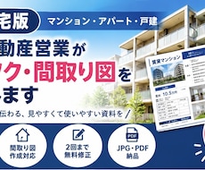 現役不動産営業がマイソク・間取り図を作成します イメージ1