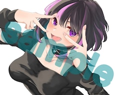 SNS用のアイコンを描きます かわいい・元気・セクシーなどの女の子を描きます！