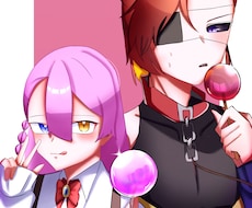 アニメ塗りと厚塗りでイラストを選べます イメージ1
