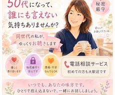 50代女性のモヤモヤ、同世代の私が優しく聴きます イメージ1