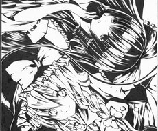 【73】黒×お好きな一色 シンプルでかっこいいアイコン描きます♪【2色画】