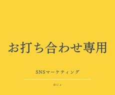 お打ち合わせ用になります 打ち合わせをしてから購入ご希望の方におすすめです。