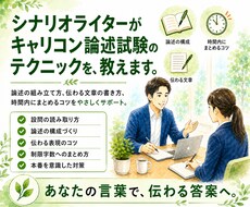 文章が苦手？論述試験キャリコンの実践指導します イメージ1