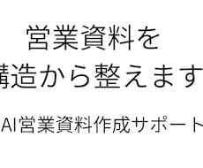 AIを活用して資料作成サポート。ます イメージ1