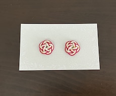 日常使いできる水引きピアス(イヤリング)販売します イメージ1