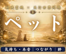 亡くなったあの子の想いと魂の現在地を霊視します 本当に幸せだったのか。今もあなたへ向けている想いを伝えます