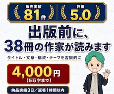 Kindle出版の出版前モニターをします 38冊出版済みのKindle作家があなたの本を更に良くします
