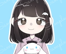 SNSで使えるデフォイラストのアイコン描きます イメージ1