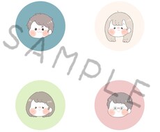 SNS、ブログ用アイコン描きます