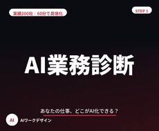 AIで自動化できるか15分で診断します イメージ1