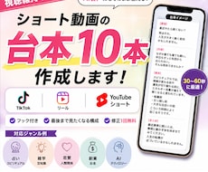 SNSショート向けの台本を作成します イメージ1