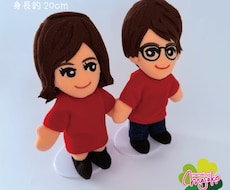 似顔絵マスコット20㎝（衣装規定）制作します