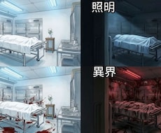 TRPG・ゲーム用の背景（ホラー対応）を制作します イメージ1