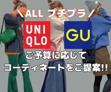 プチプラであなのコーディネート提案致します イメージ1