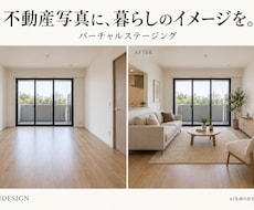 空室写真に家具を加えて魅力を伝えます イメージ1